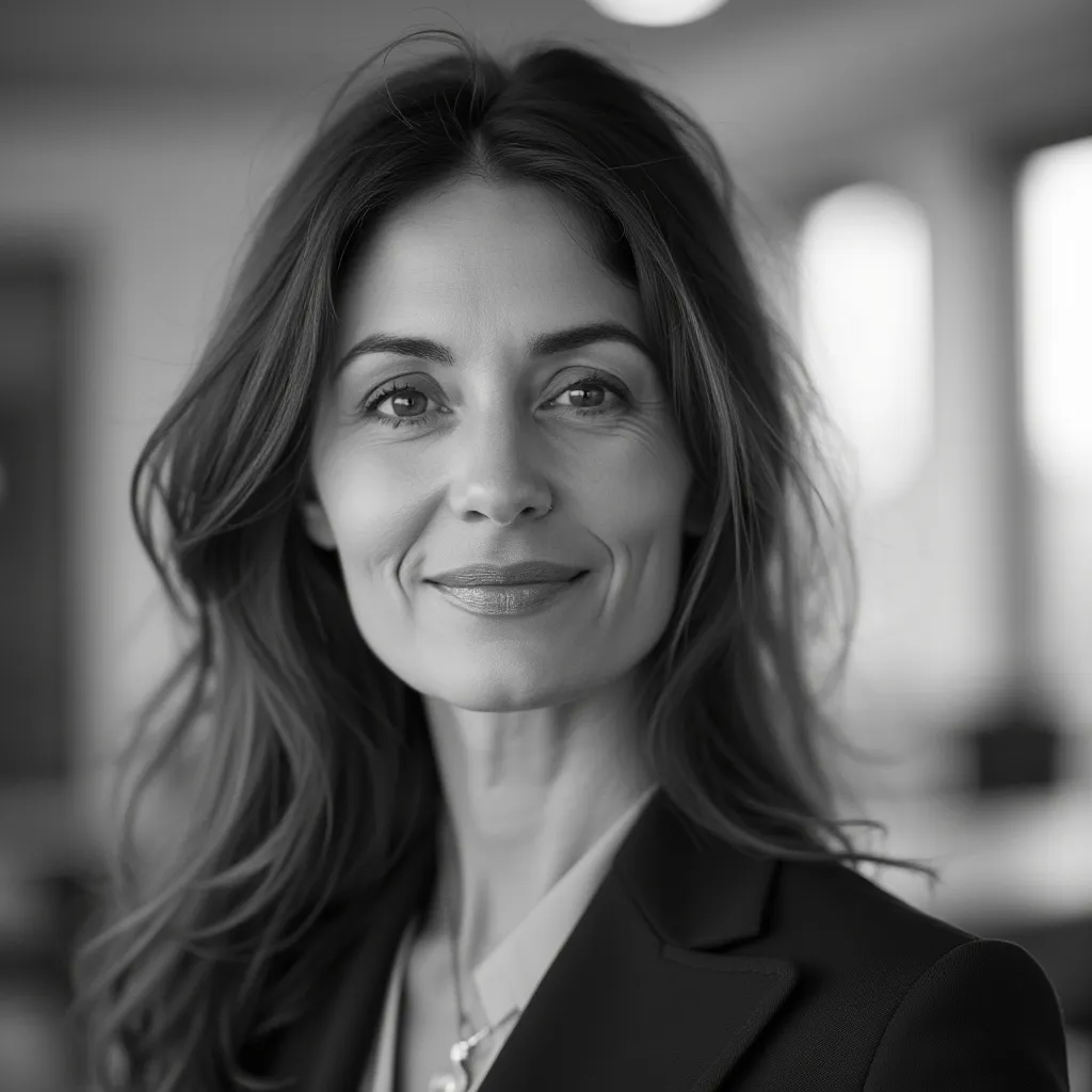 Retrato de Elena García, Consultora Principal