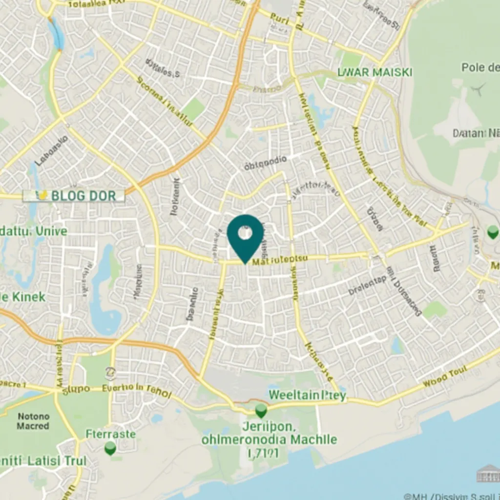 Mapa indicando la ubicación de la oficina en Madrid